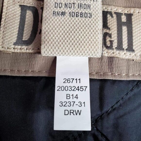 Duluth Trading Co Jacket Mens Size XLT Tall Tan Khaki Zip Up Pockets Lined - Picture 14 of 15